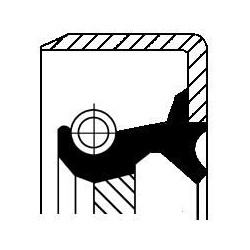  veleno sandariklis, kardaninis velenas (alyvos siurblys)