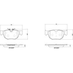  stabdžių trinkelių rinkinys, diskinis stabdys <small>PRIME LINE</small>