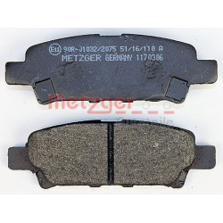  stabdžių trinkelių rinkinys, diskinis stabdys