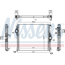  tarpinis suslėgto oro aušintuvas, kompresorius <small>** FIRST FIT **</small>