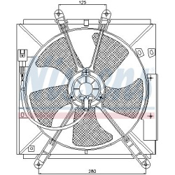  ventiliatorius, radiatoriaus