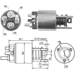 solenoidinis jungiklis, starteris