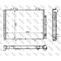  radiatorius, variklio aušinimas <small>EASY FIT</small>