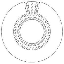  stabdžių diskas (1vnt) <small>TRW SINGLE</small>