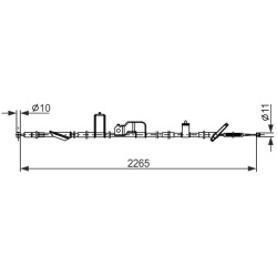  trosas, stovėjimo stabdys