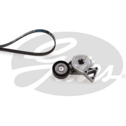  V formos rumbuotas diržas, komplektas