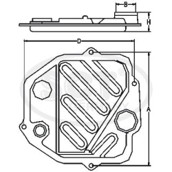  hidraulinių filtrų komplektas, automatinė transmisija <small>SG 1015</small>