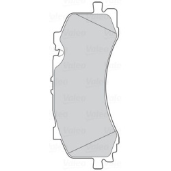  stabdžių trinkelių rinkinys, diskinis stabdys <small>FIRST</small>