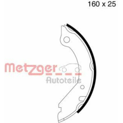  stabdžių trinkelių komplektas, stovėjimo stabdis