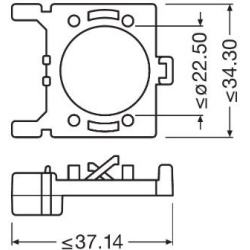  lemputės lizdas, priekinis žibintas