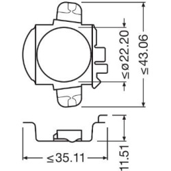  lemputės lizdas, priekinis žibintas