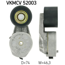  diržo įtempiklis, V formos rumbuotas diržas