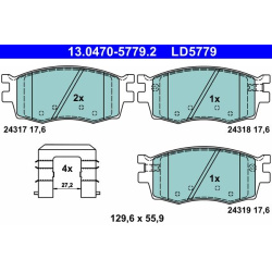 stabdžių trinkelių rinkinys, diskinis stabdys  stabdžių trinkelių rinkinys, diskinis stabdys