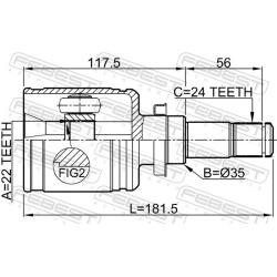  jungčių komplektas, kardaninis velenas