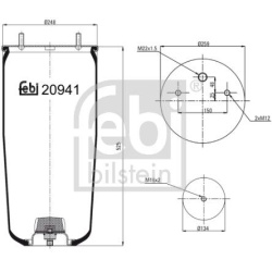  dėklas, pneumatinė pakaba