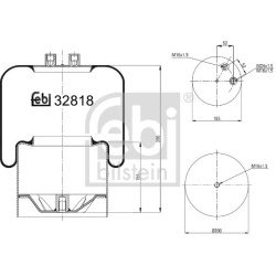  dėklas, pneumatinė pakaba
