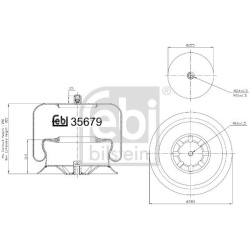  dėklas, pneumatinė pakaba