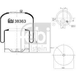  dėklas, pneumatinė pakaba