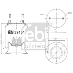  dėklas, pneumatinė pakaba