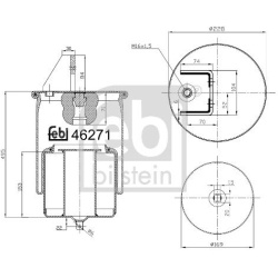  dėklas, pneumatinė pakaba