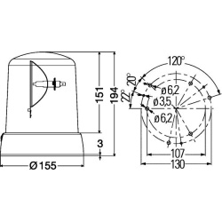  besisukantis švyturėlis