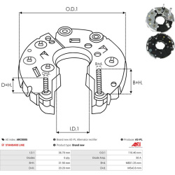  lygintuvas, kintamosios srovės generatorius <small>Brand new AS-PL</small>