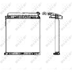  radiatorius, variklio aušinimas <small>EASY FIT</small>