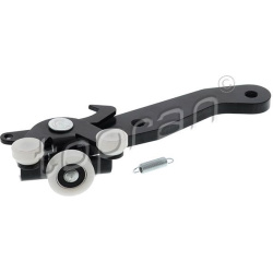  ritinėlio kreiptuvas, atstumiamos durys