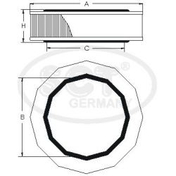  oro filtras <small>SB 2058</small>