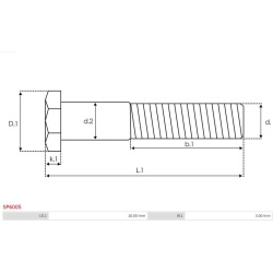  remonto komplektas, starteris <small>AS</small>