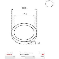  remonto komplektas, kintamosios srovės generatorius <small>AS</small>