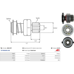  laisvos eigos pavara, starteris <small>AS</small>