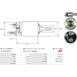  solenoidinis jungiklis, starteris