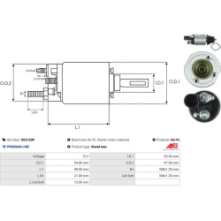  solenoidinis jungiklis, starteris