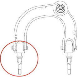 valdymo svirties/išilginių svirčių įvorė  valdymo svirties/išilginių svirčių įvorė
