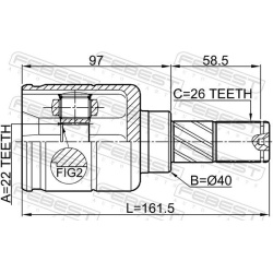  jungčių komplektas, kardaninis velenas