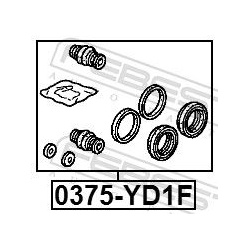  remonto komplektas, stabdžių apkaba