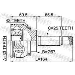  jungčių komplektas, kardaninis velenas