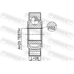  jungčių komplektas, kardaninis velenas