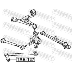  valdymo svirties/išilginių svirčių įvorė