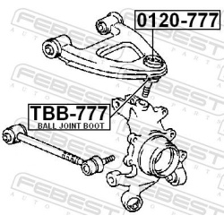  Remonto komplektas, atrama/vairo trauklė