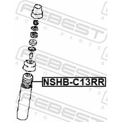  apsauginis dangtelis/gofruotoji membrana, amortizatorius