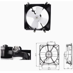  ventiliatorius, radiatoriaus