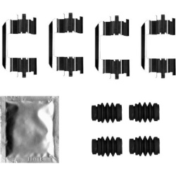  priedų komplektas, diskinių stabdžių trinkelės