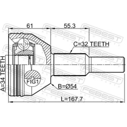  jungčių komplektas, kardaninis velenas