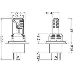  lemputė, priekinis žibintas <small>LEDriving® HL EASY</small>