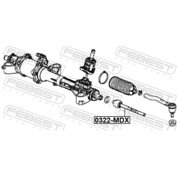  vidinė skersinė vairo trauklė