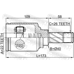  jungčių komplektas, kardaninis velenas