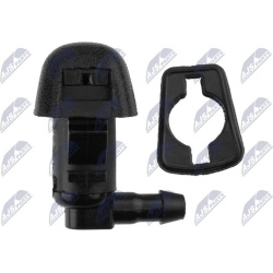  plovimo skysčio purkštukas, priekinis langas