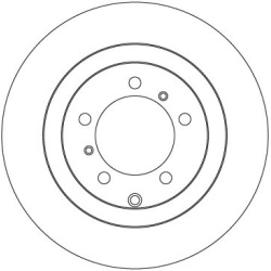  stabdžių diskas (1vnt) <small>TRW SINGLE</small>